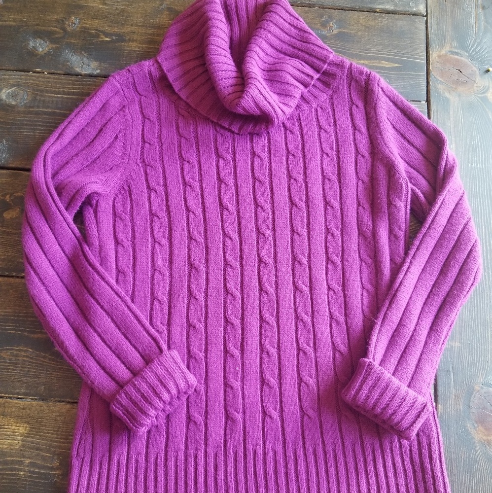 NWOT New York & Company Purple Cable Knit …